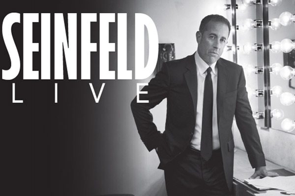 Jerry Seinfeld Live tour banner