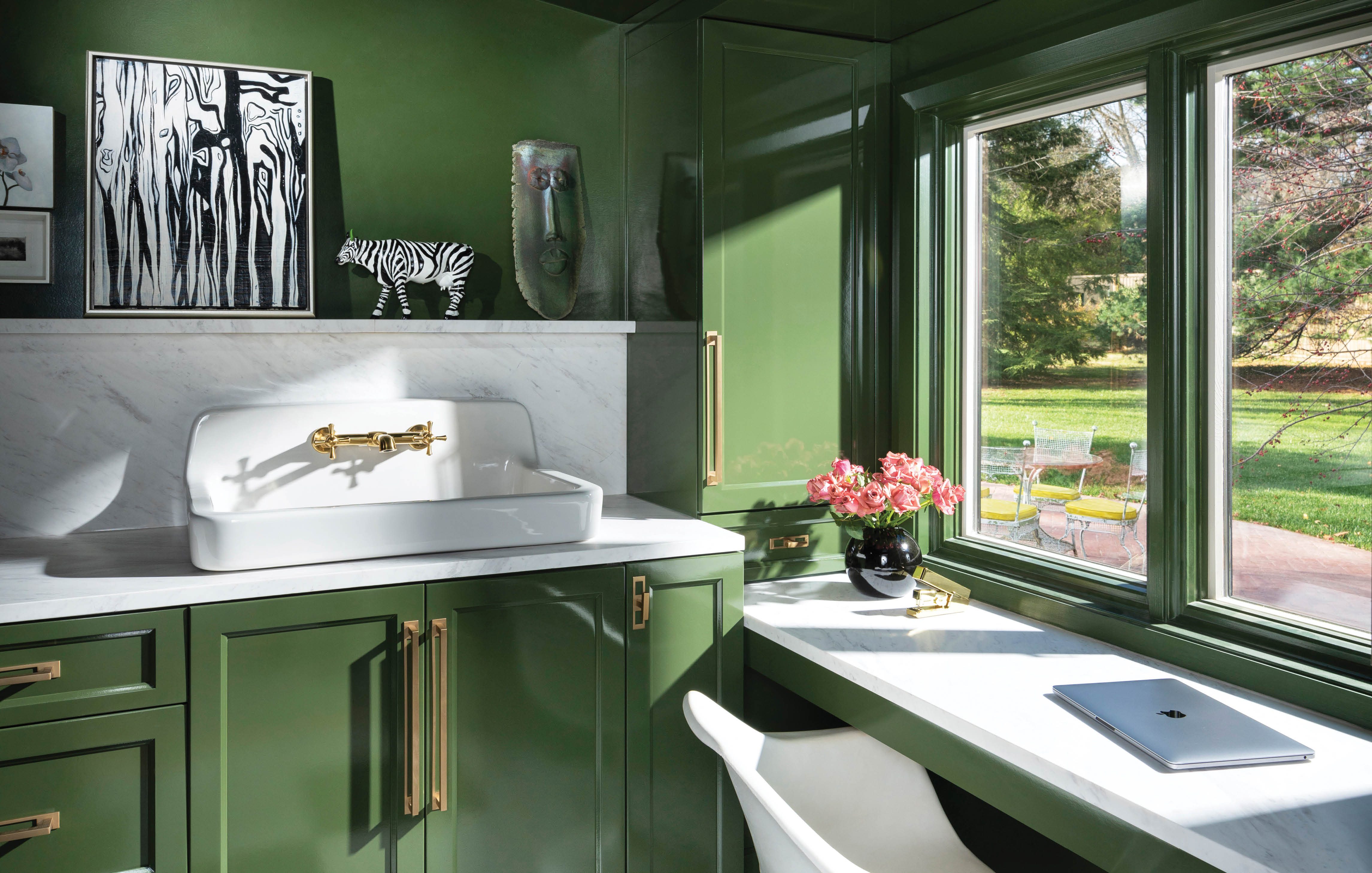 Kitchen in Nathan Taylor's home in Springfield, Missouri.