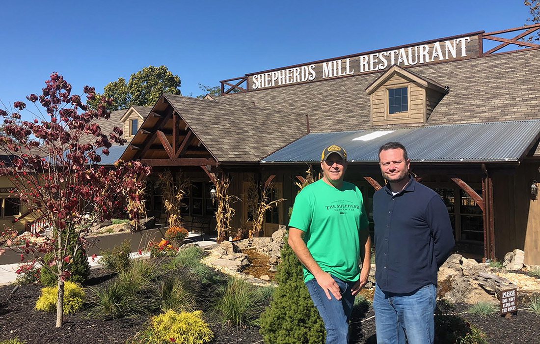 Jeff Johnson and Steve Faria at Shepherd of the Hills