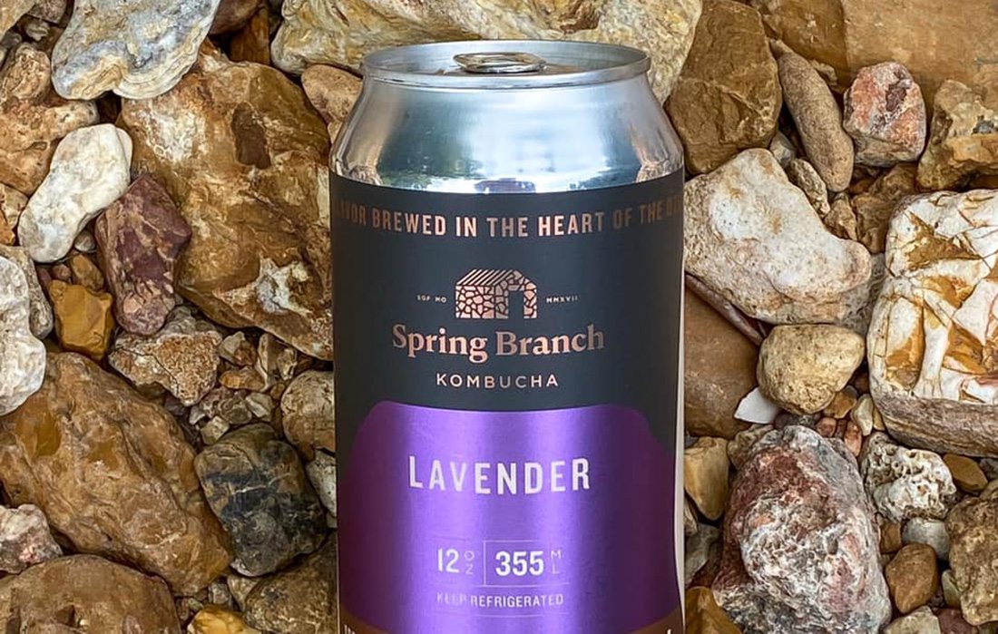 Spring Branch Kombucha in a can