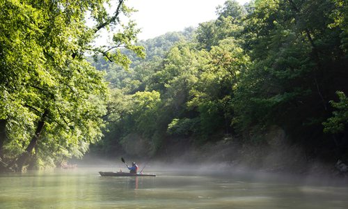Floating on the Buffalo River