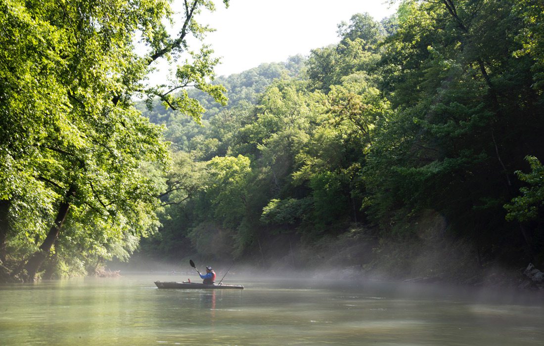 Floating on the Buffalo River