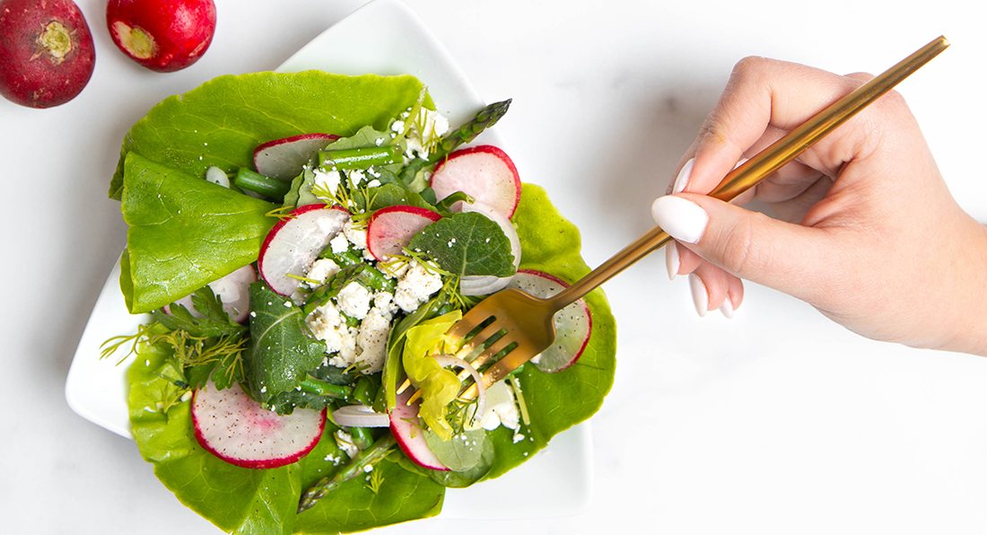 Spring Herb Salad Recipe | 417 Magazine