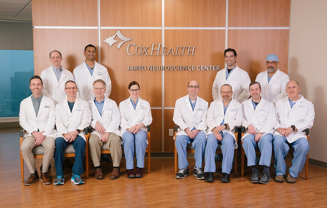 Front row left to right: Chad Morgan MD, Michael Workman MD, Ted Lennard MD, Angela Spurgeon DO, Michael Mumert MD, Mark Crabtree MD, Edwin Cunningham MD, Charles Mace MD. Back row: Jeffrey Woodward MD, Mayur Jayarao MD, Robert Strang MD, Salim Rahman MD