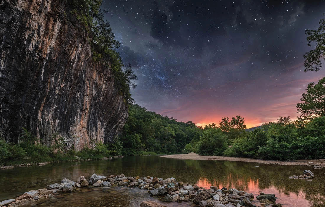 Echo Bluff State Park in Missouri.