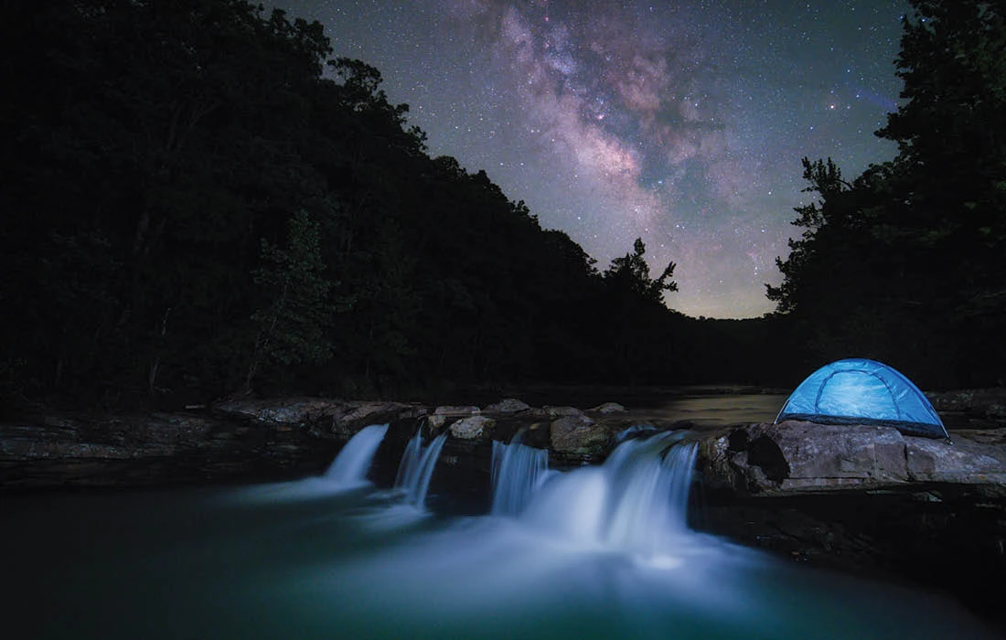 Kings Fall River Falls in Arkansas