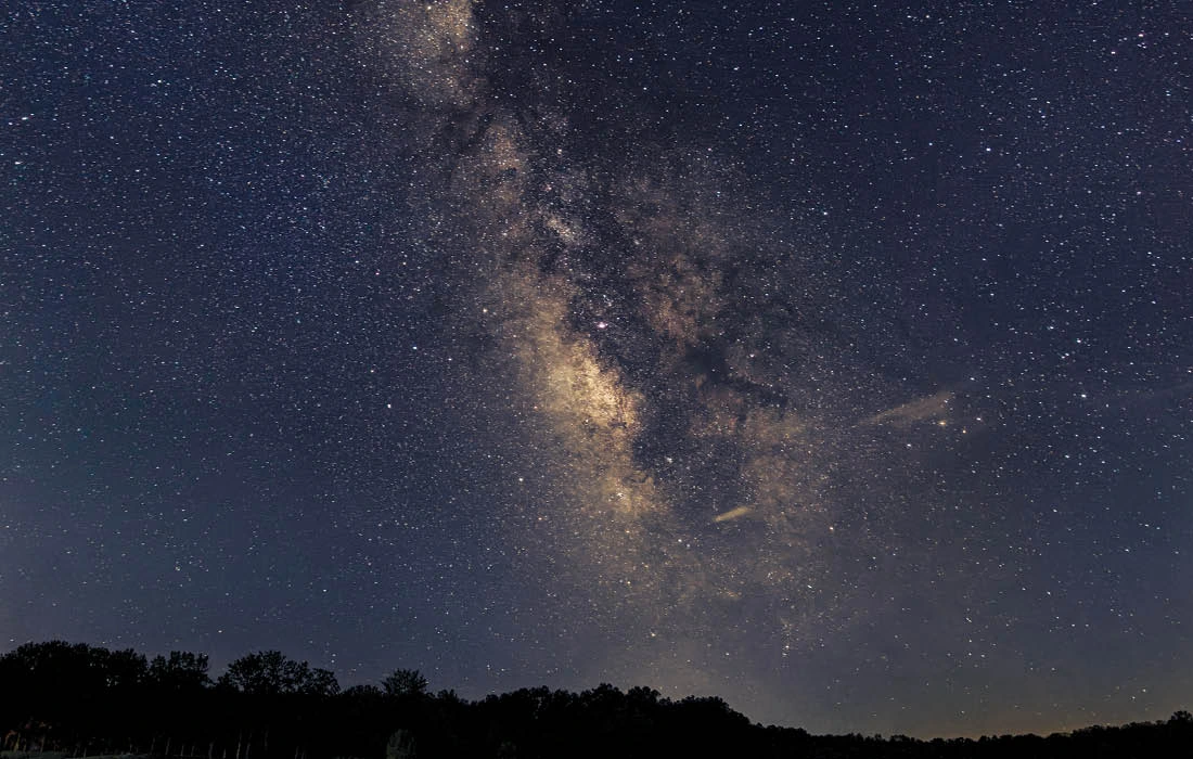 Milky Way over Stockton Lake in southwest Missouri.