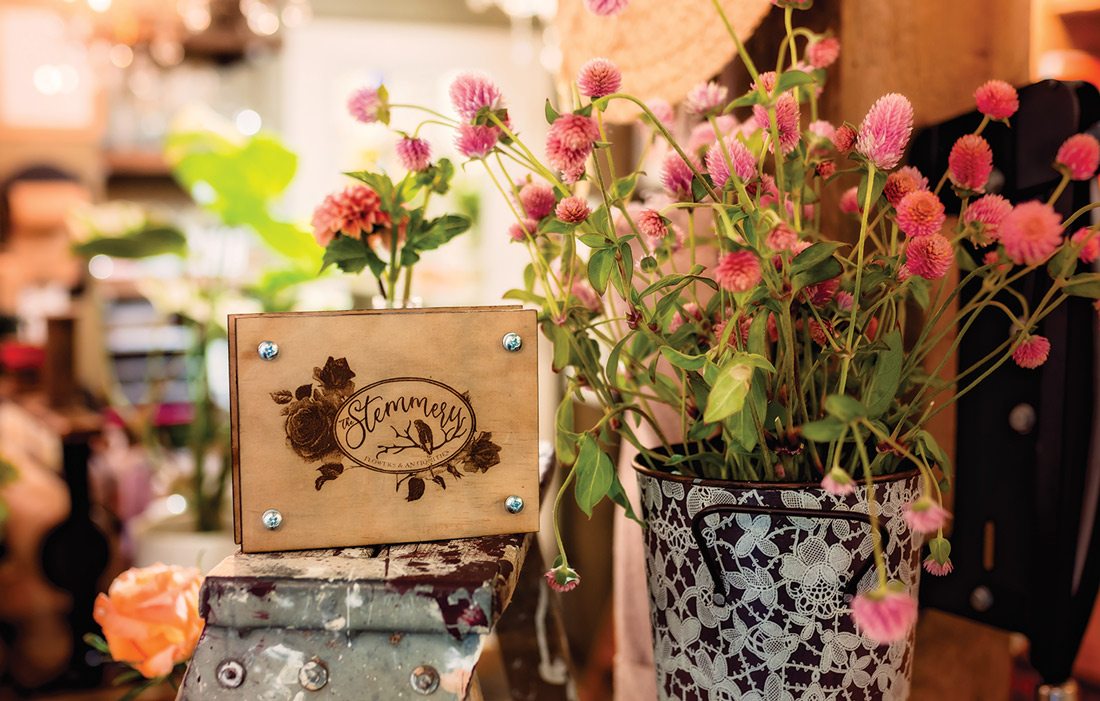 Interior of The Stemmery Flowers and Antiques