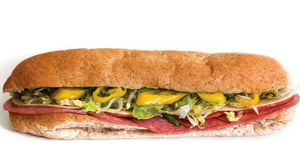 Salami sandwich at Sub Shop in Springfield, Missouri