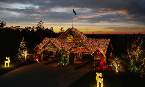 Rendering of new Christmas attraction at Top of the Rock, Missouri