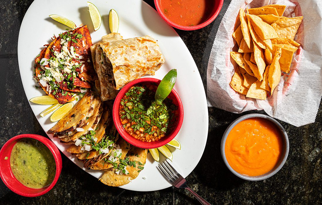 Crunchy birria d’res tacos from Tacos El Champu in Ozark MO