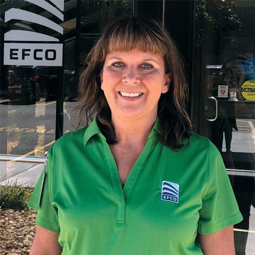 Tammy Packwood, Production Coordinator with EFCO Corporation