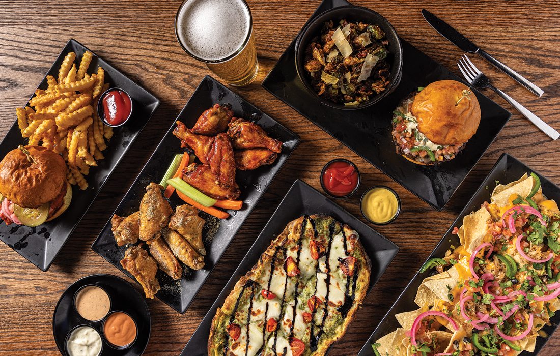 Spread of food from The Social Birdy in Branson, Missouri.