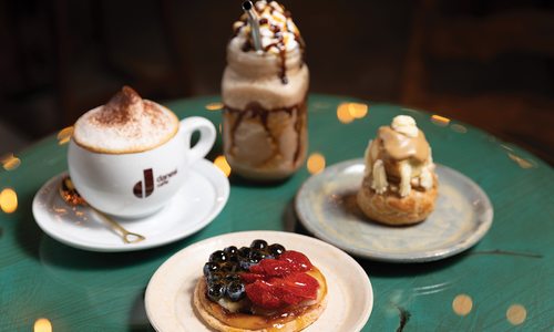 Espresso and pastries in Rogersville, MO.