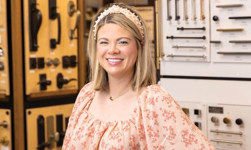 Tess Pennanen with National Home Products
