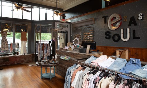 Interior of Texas Soul Boutique in Ozark, MO