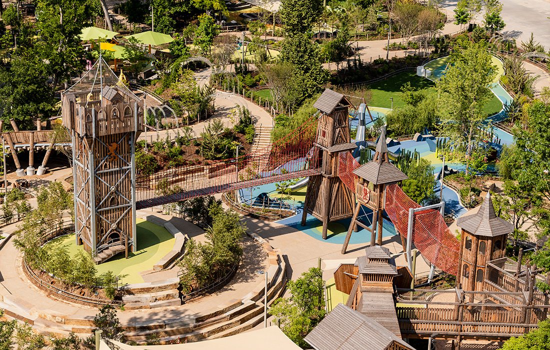 Adventure Playground at The Gathering Place in Tulsa, OK