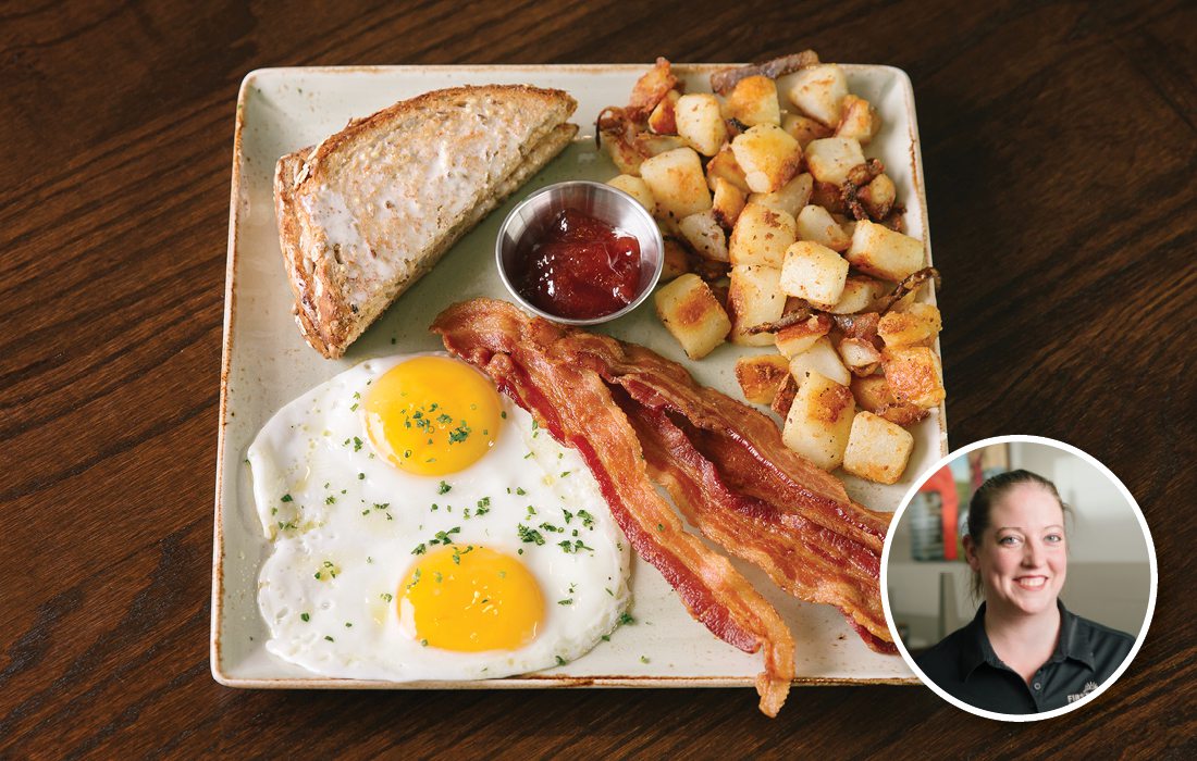The traditional breakfast from First Watch