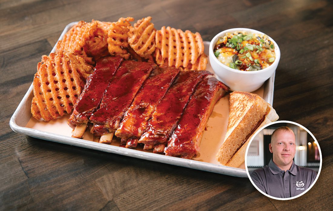 Half Rack Plate from Gettin' Basted in Branson MO