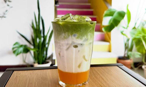 Mango Macha Latte from The European