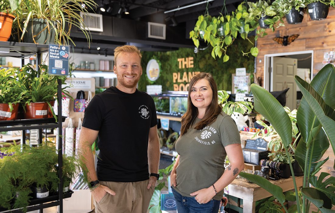 Owners of the Plant Room in Springfield, MO.