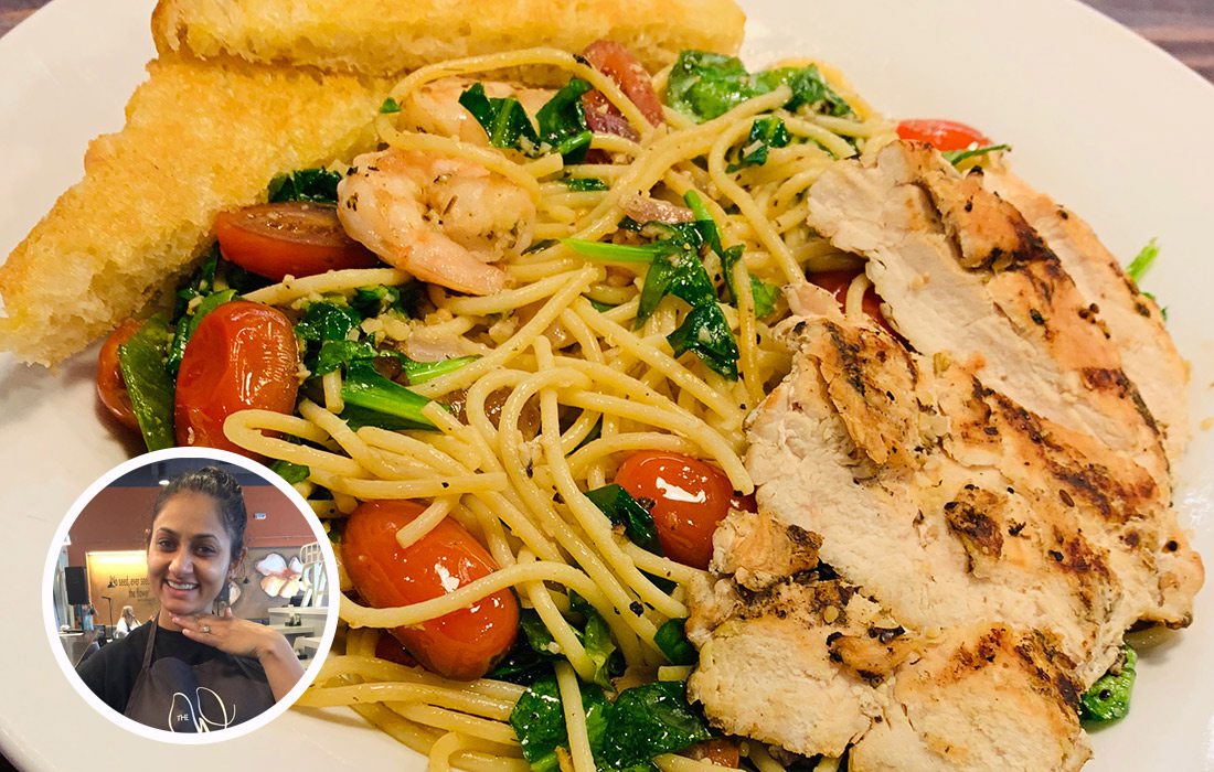 Chicken & Shrimp Florentine from The Wildseed