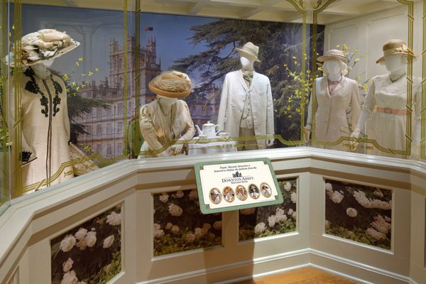 Downton Abbey exhibit display at Titanic Branson