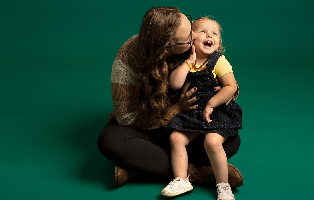 Nicole Miller and daughter Leela Miller.