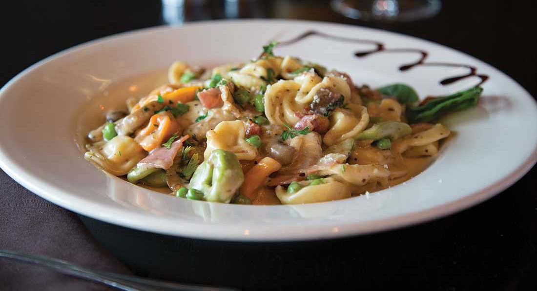 Enjoy Creamy Tortellini al Prosciutto from Avanzare