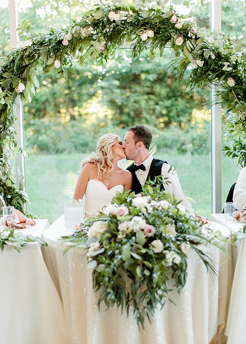 Valerie Moore & Jacob Johnson on their wedding day