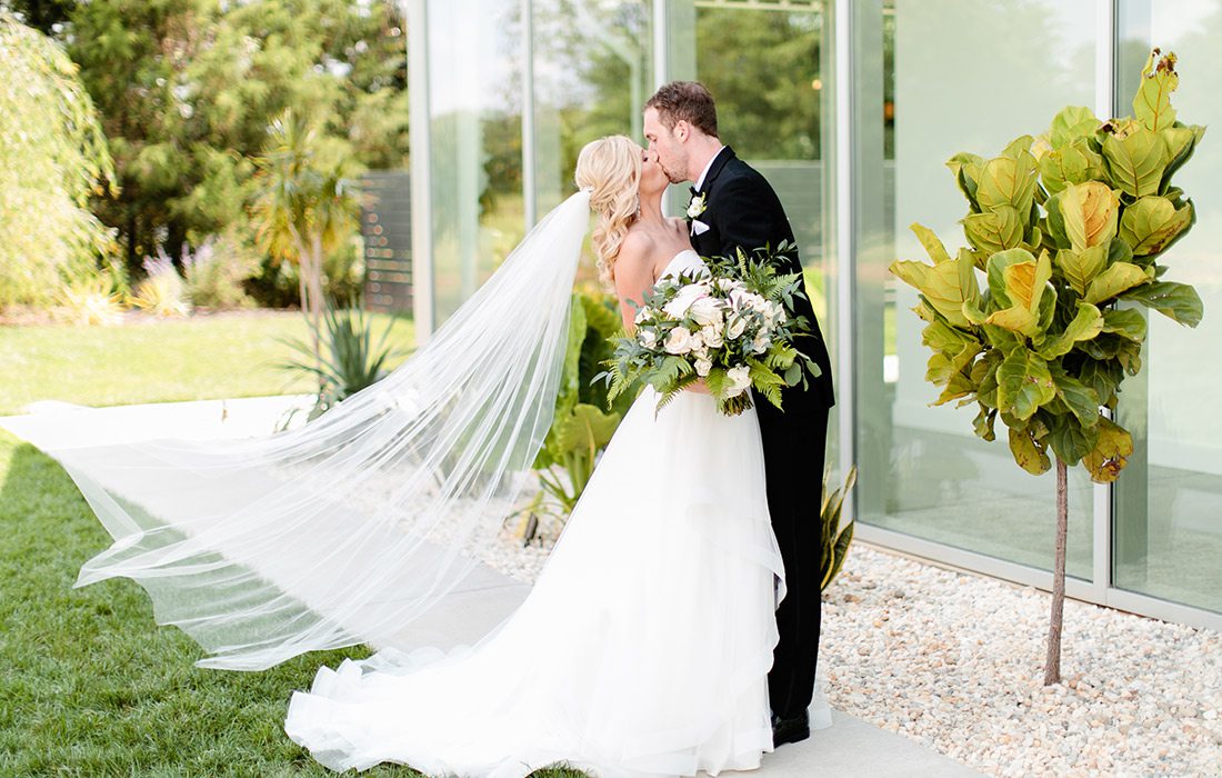 Valerie Moore & Jacob Johnson on their wedding day