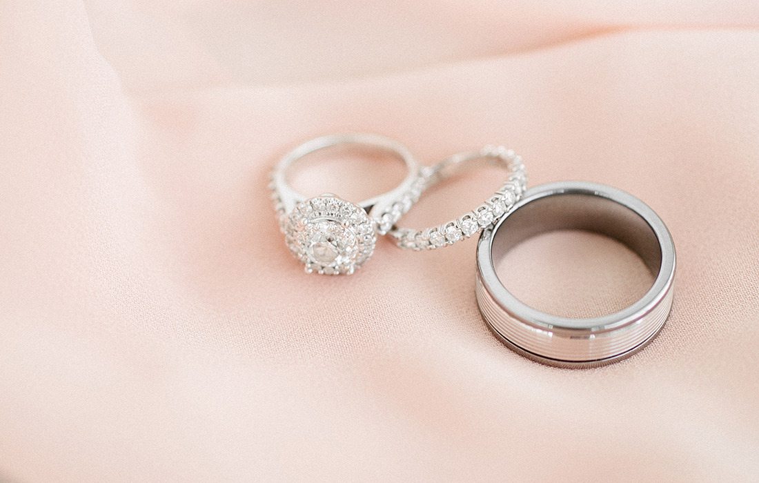 Valerie Moore & Jacob Johnson's wedding rings