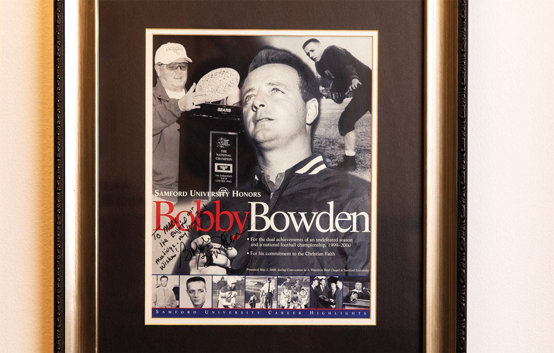 Autographed poster