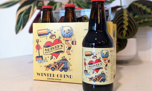 Winter Grind Coffee Stout from Mother's Brewing Co. in Springfield, MO