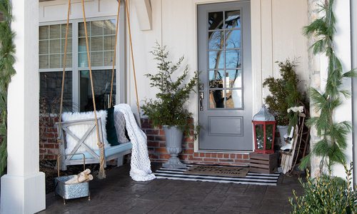Porch designed for cold weather