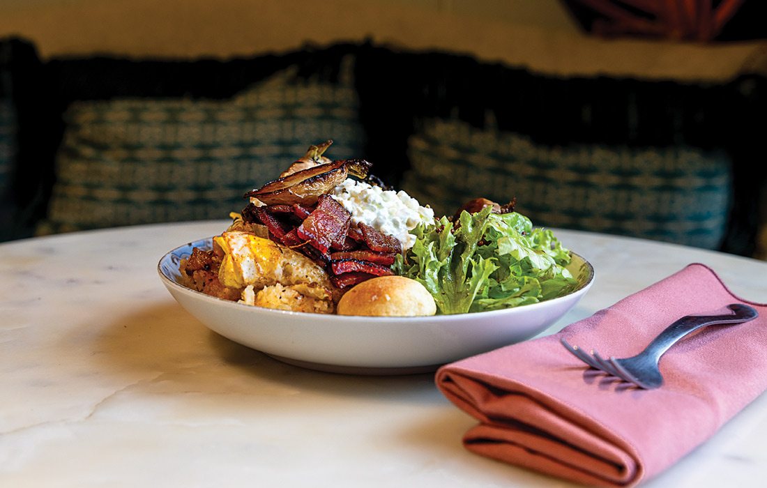 The Cottage Hash Brown Bowl from Sleepy Opossum Cafe