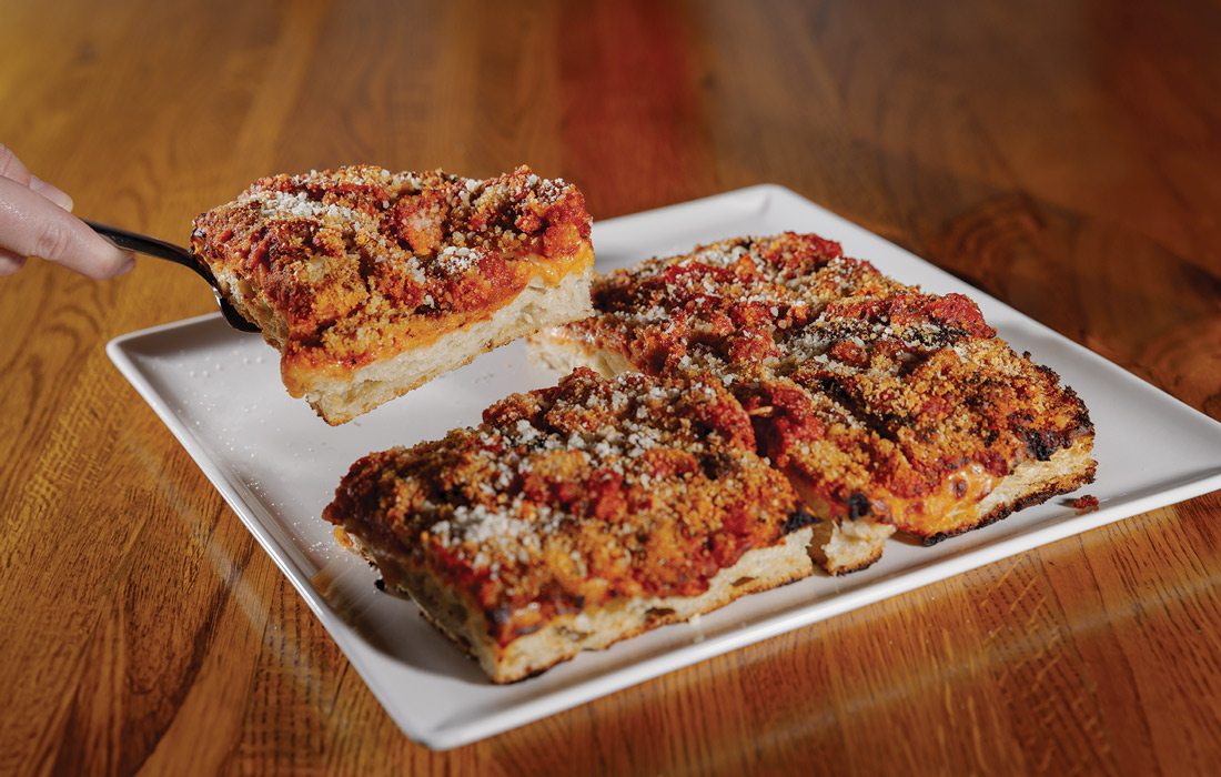 Sfincione From Therefore Pizza 417 Magazine