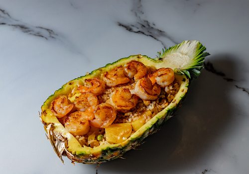 The Shrimp Pineapple Fried Rice from Niji Sushi Bar