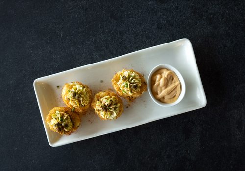 fried deviled eggs