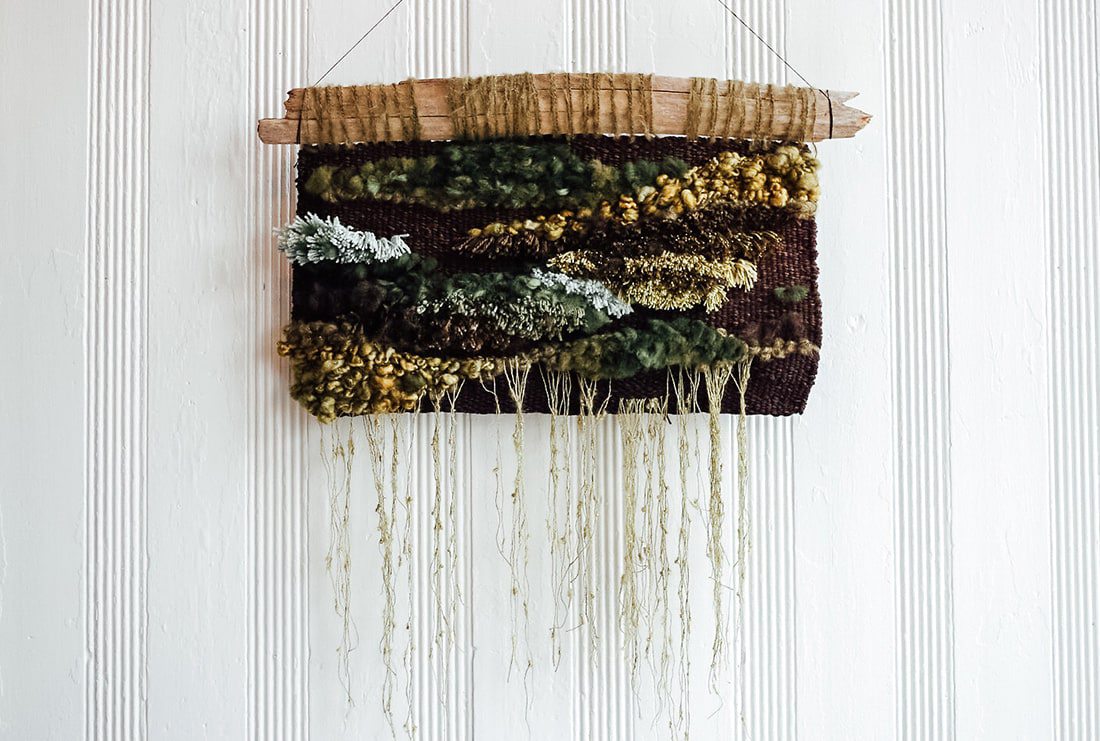 Weaved Yarn Wall Hanging by Little Weave Bird