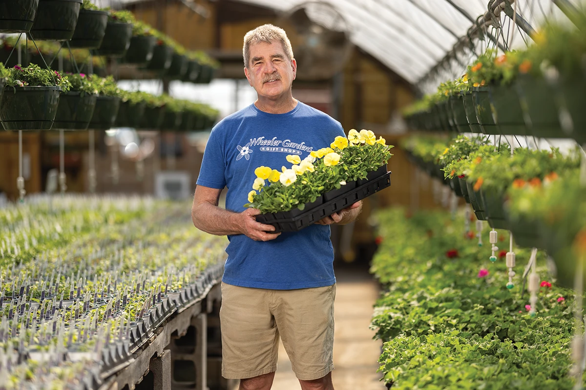 Mark Wheeler, the green thumb behind Wheeler Gardens.