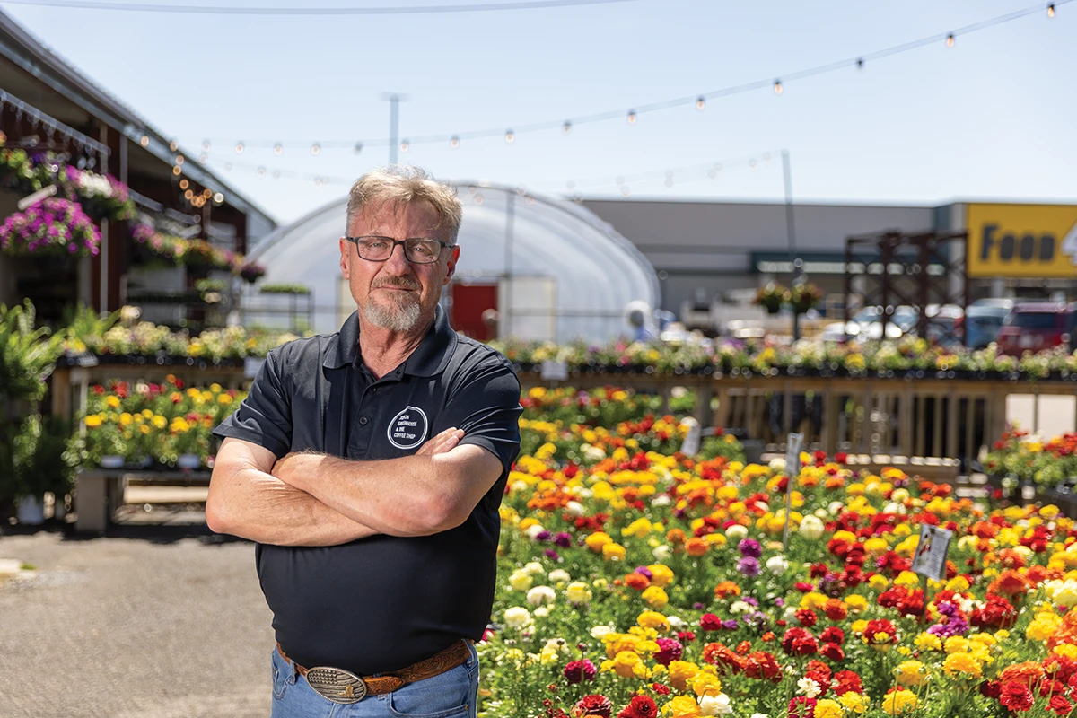 Curt Carr runs Joplin Greenhouse and its coffee shop.