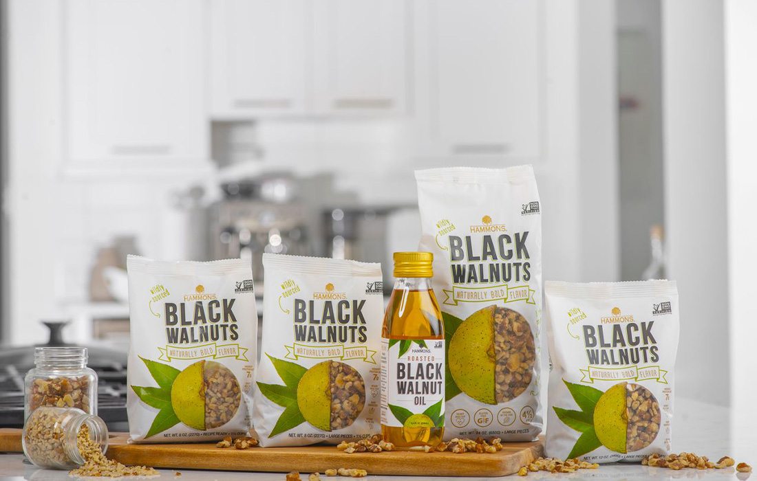 Enjoy Hammons Black Walnuts at home today.