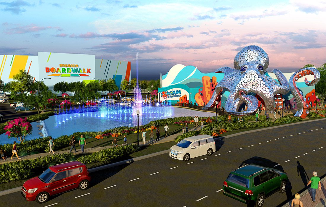 Concept art of Aquarium at the Boardwalk from Kuvera Partners