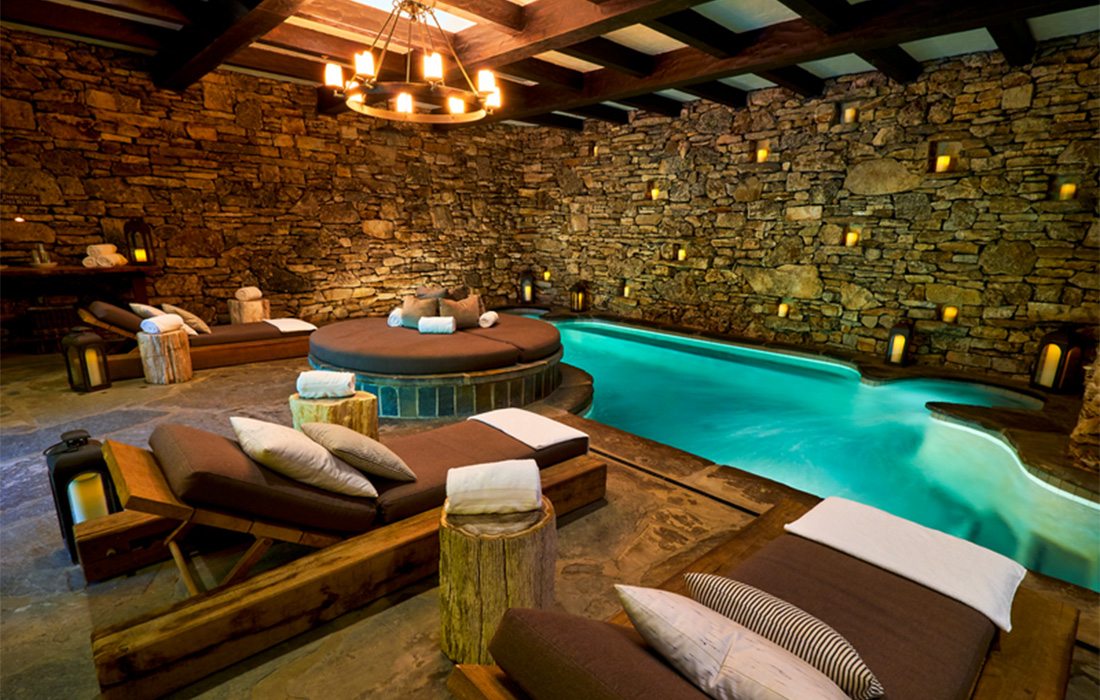 Grotto Pool at Cedar Creek Spa.