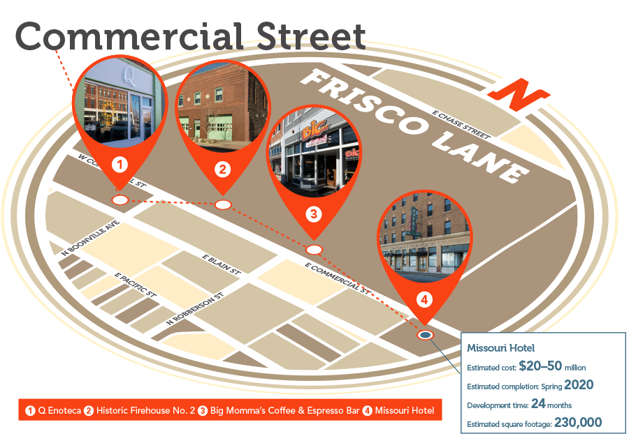 Hot Spots: Commercial Street Map