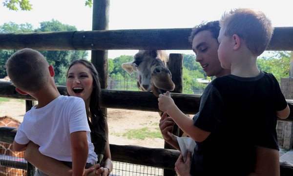 Family at the Zoo