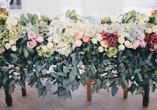 colorful flowers for a wedding