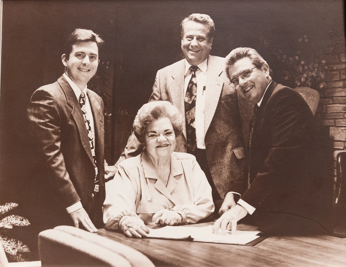 Richard, Hester, Joe, and Ron Ollis.
