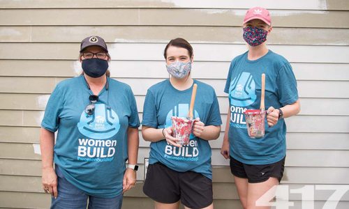 See pictures from Habitat for Humanity Women Build 2020
